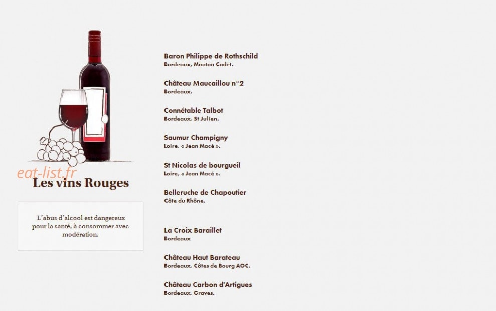 Le Comptoir du Malt — carte page 25