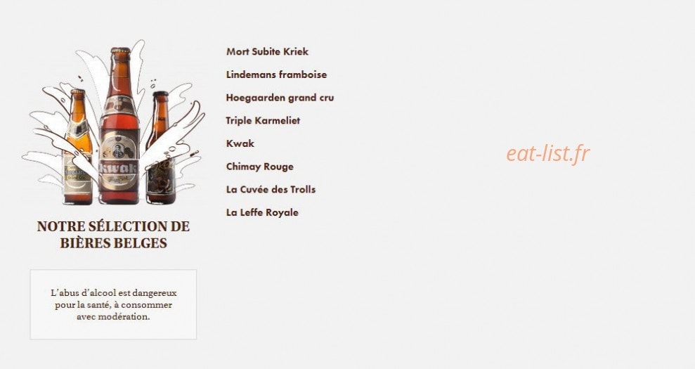 Le Comptoir du Malt — carte page 37