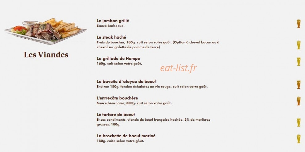 Le Comptoir du Malt — carte page 7