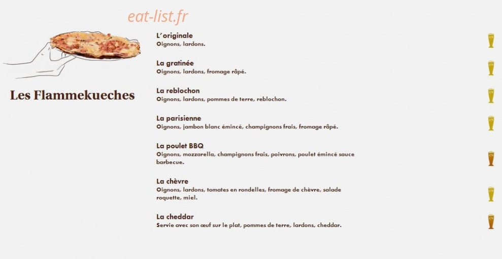 Le Comptoir du Malt — carte page 15
