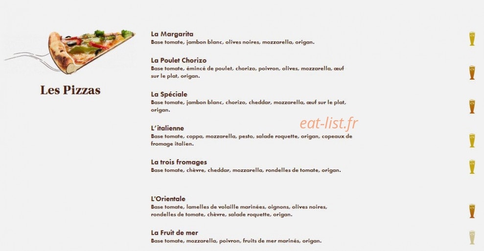 Le Comptoir du Malt — carte page 16