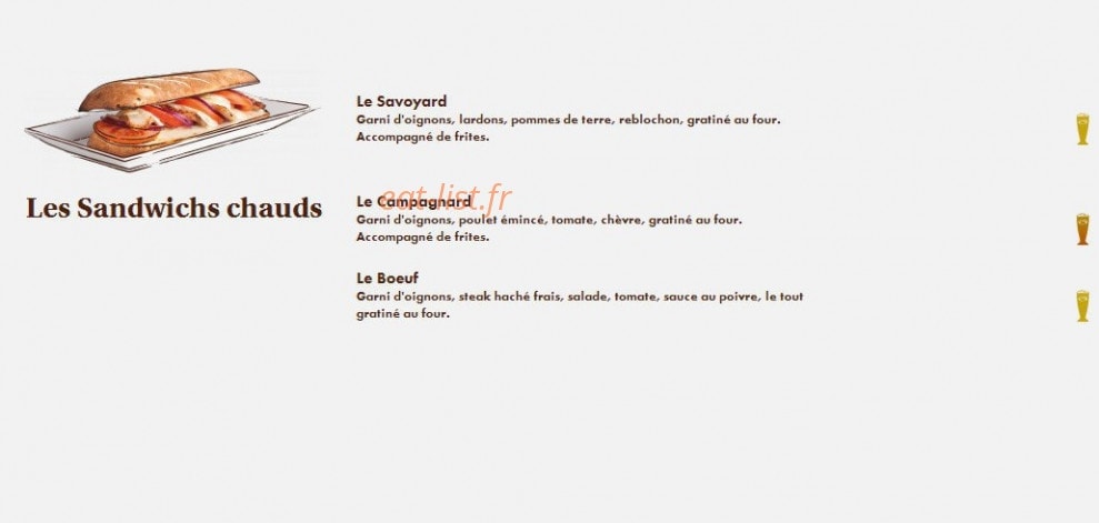 Le Comptoir du Malt — carte page 12