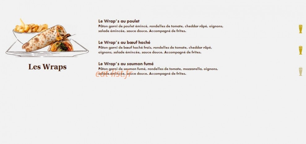 Le Comptoir du Malt — carte page 13