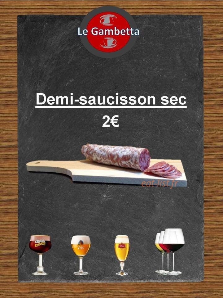 Le Gambetta — carte page 1