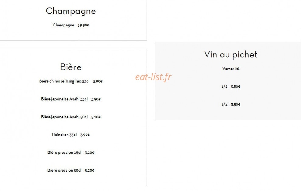 Le Gourmet — carte page 3
