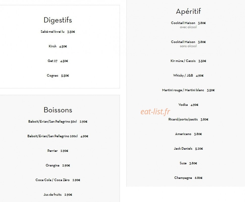 Le Gourmet — carte page 2