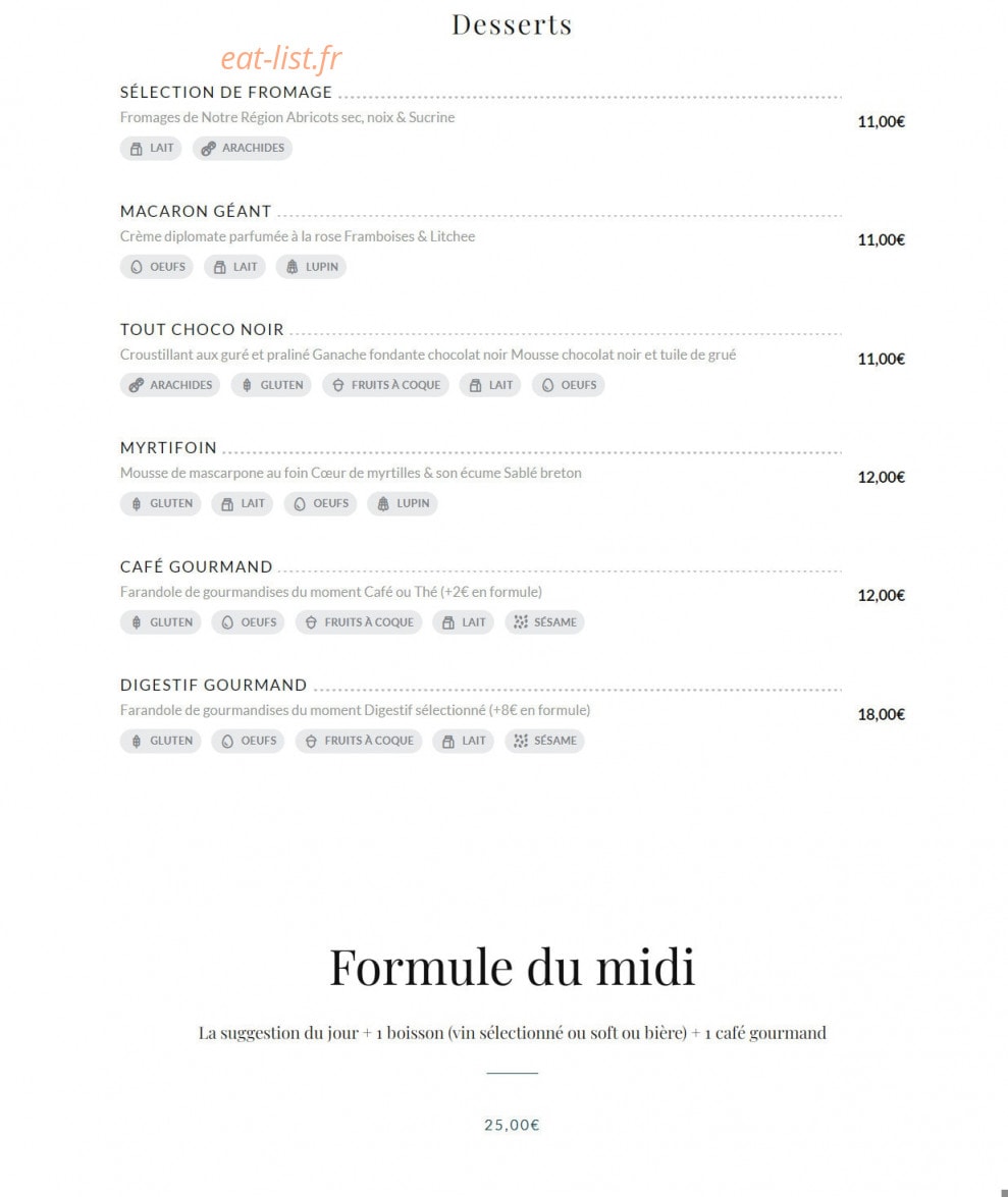 Le Lobby — carte page 3