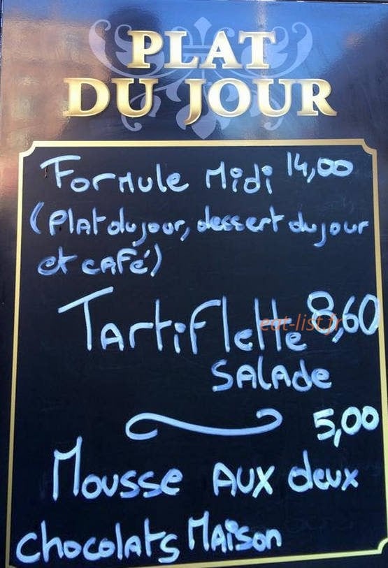 Le Loft — carte page 1
