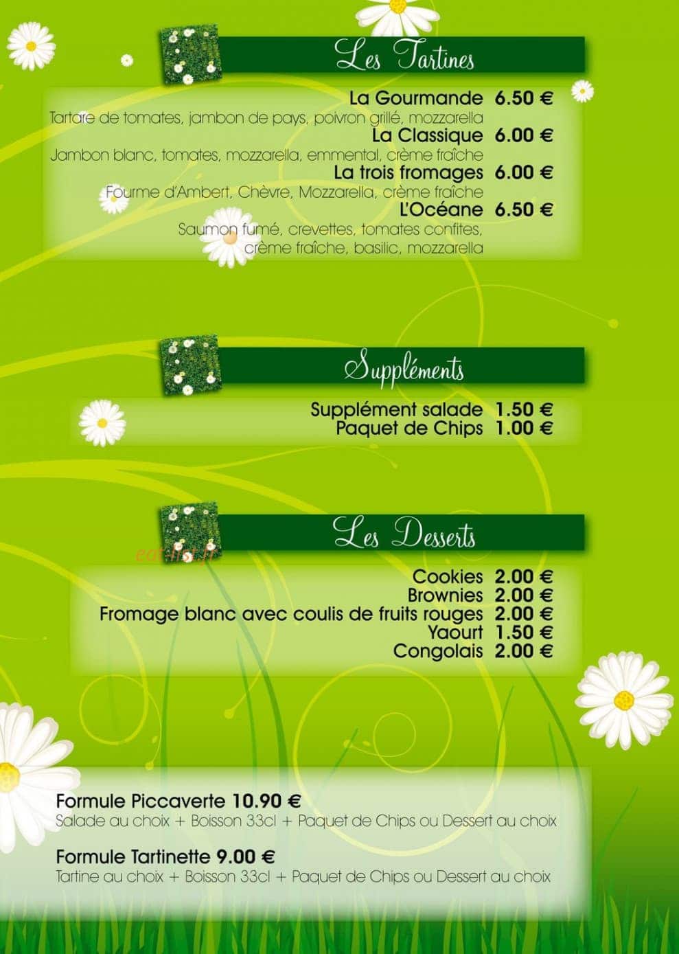Le Piccassiette — carte page 3