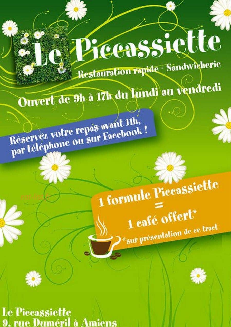 Le Piccassiette — carte page 1