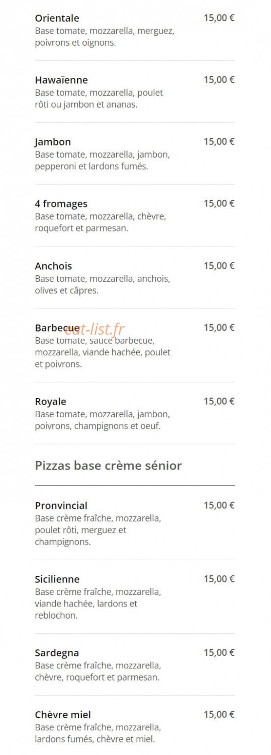 Le Trio — carte page 2