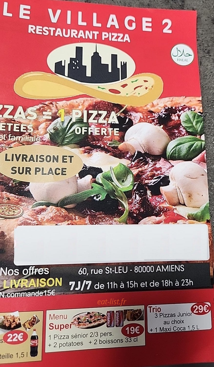 Le village — carte page 1