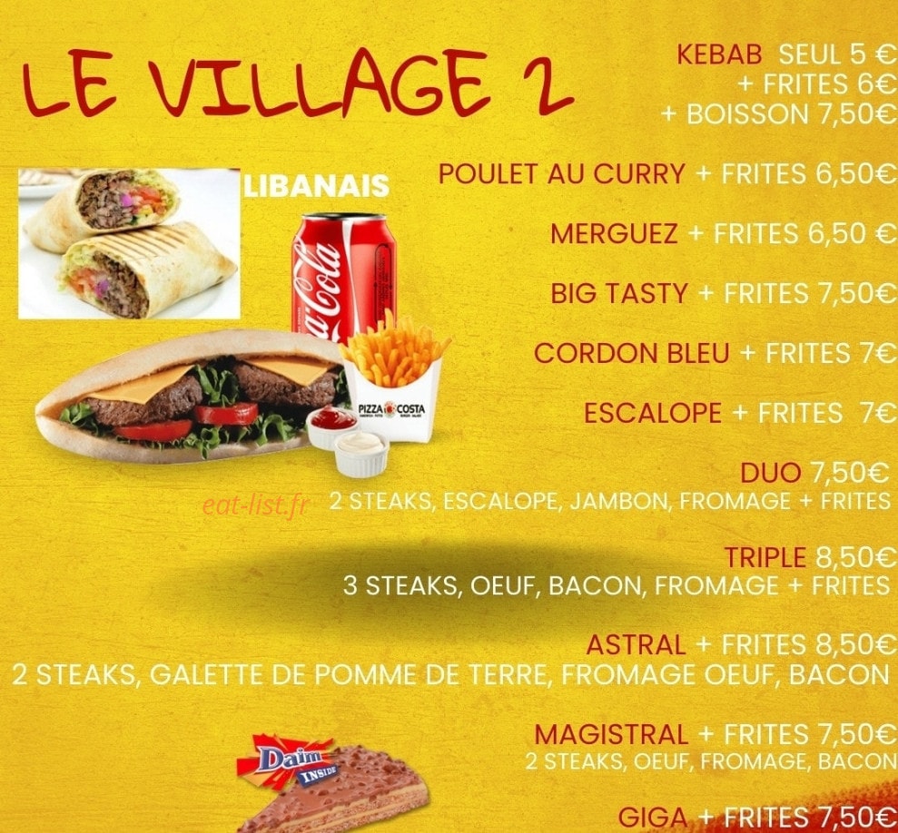 Le village — carte page 3