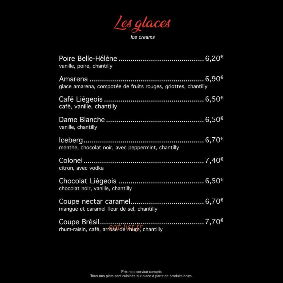 Les Bouchees Doubles — carte page 8