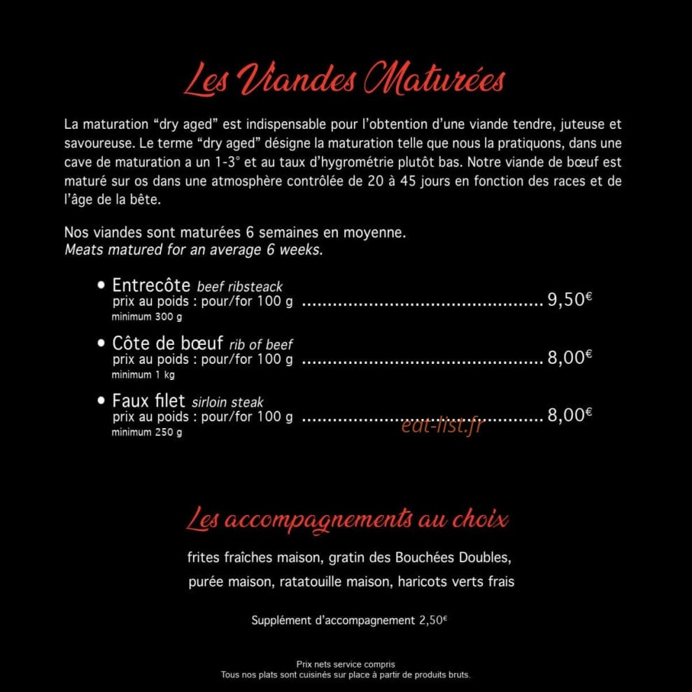 Les Bouchees Doubles — carte page 5