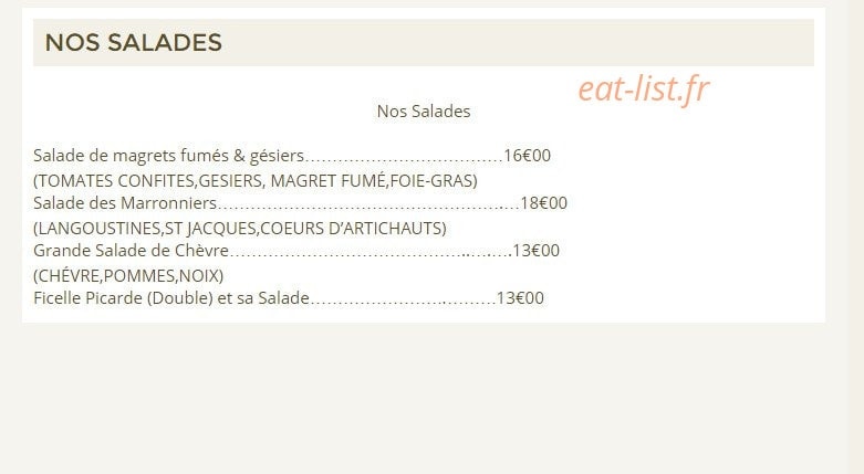 Les Marronniers — carte page 7