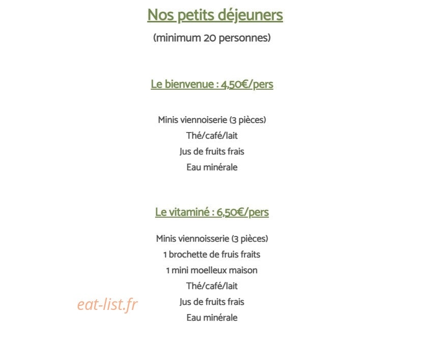 Les p'tits plats de Pierrick — carte page 11