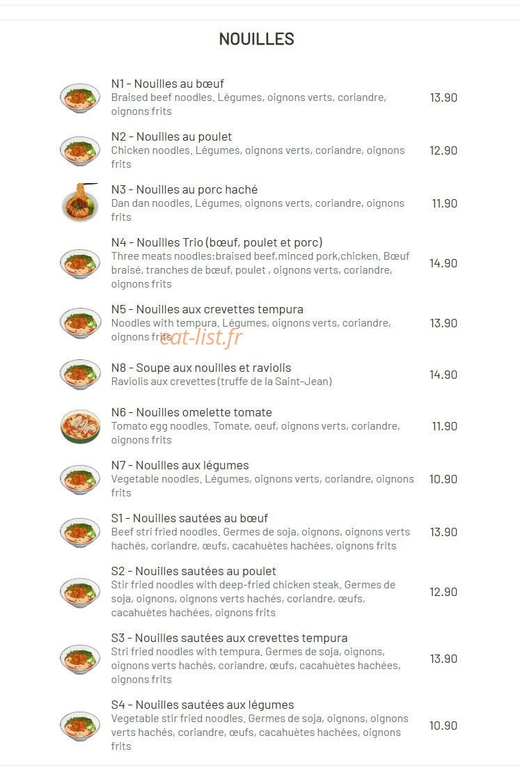 Mian Miam — carte page 6