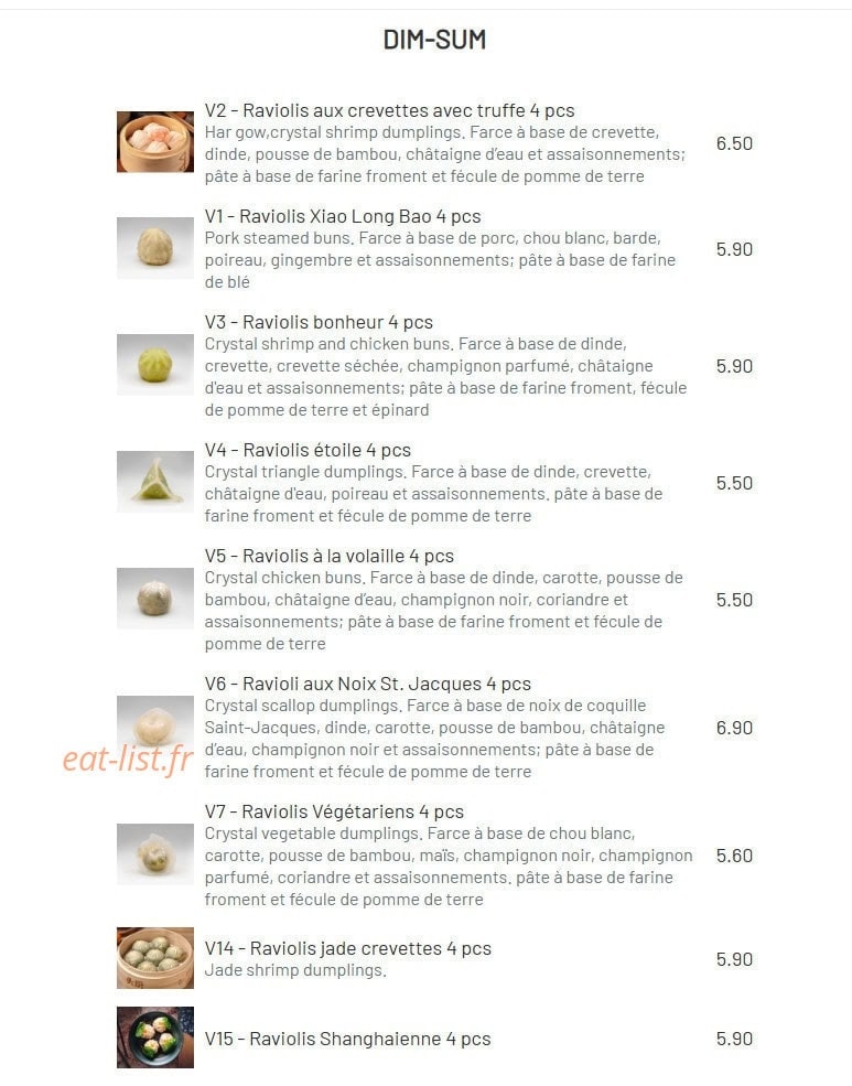 Mian Miam — carte page 3