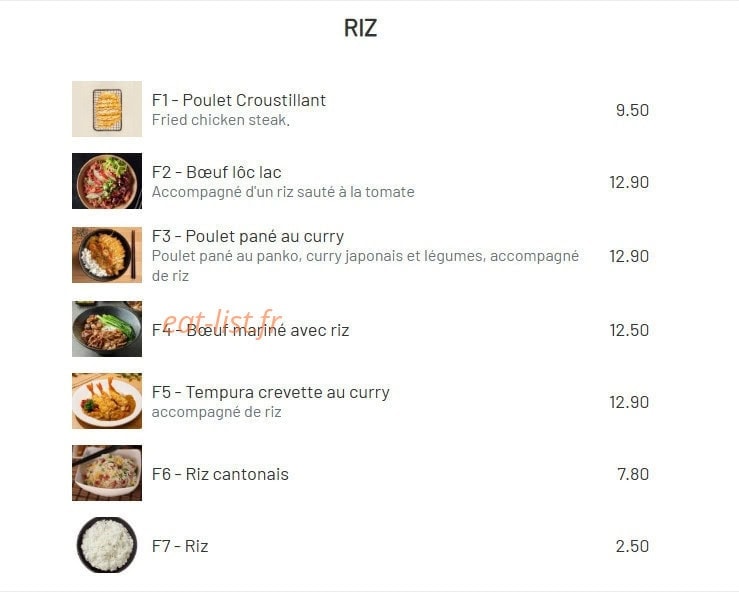 Mian Miam — carte page 8