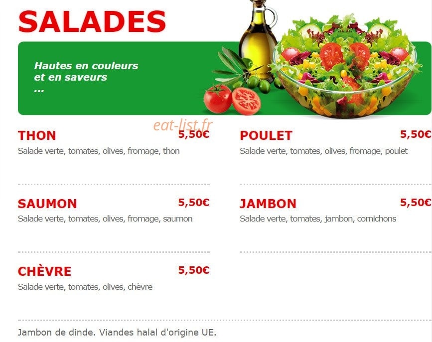 Mosaïque Pizza — carte page 3