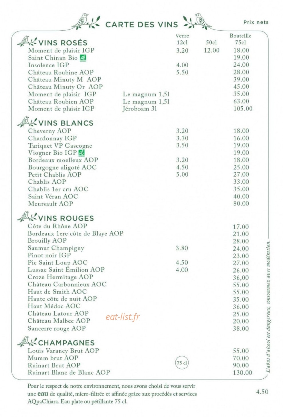 ÔJardin — carte page 4