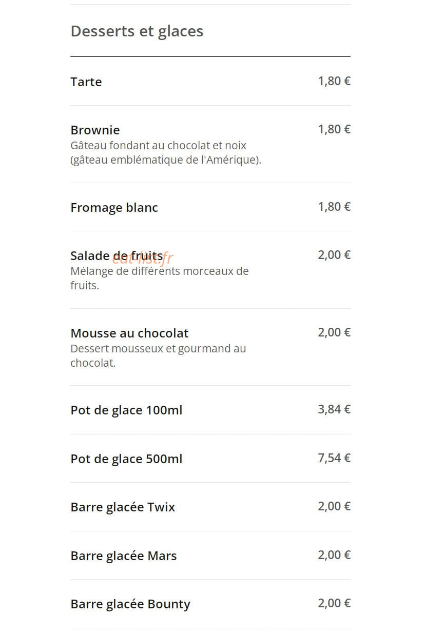 Oswift Pizza — carte page 7