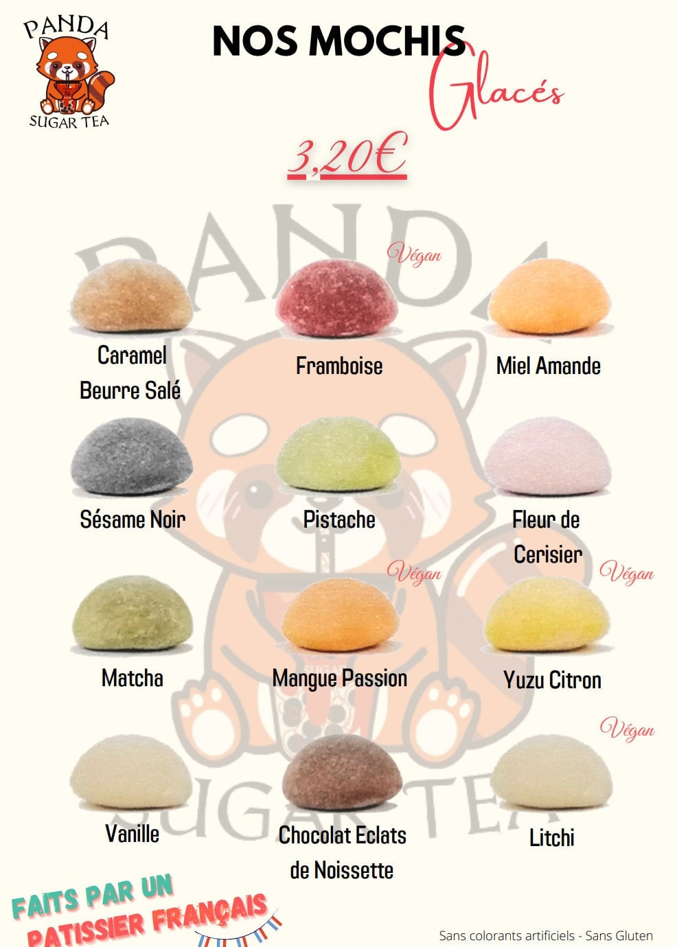 Panda Sugar Tea — carte page 3