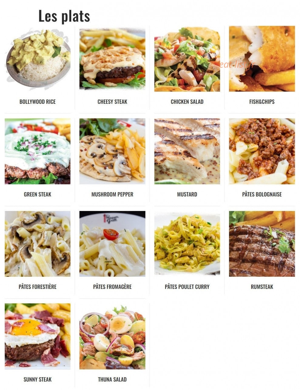 Pepper Grill — carte page 3
