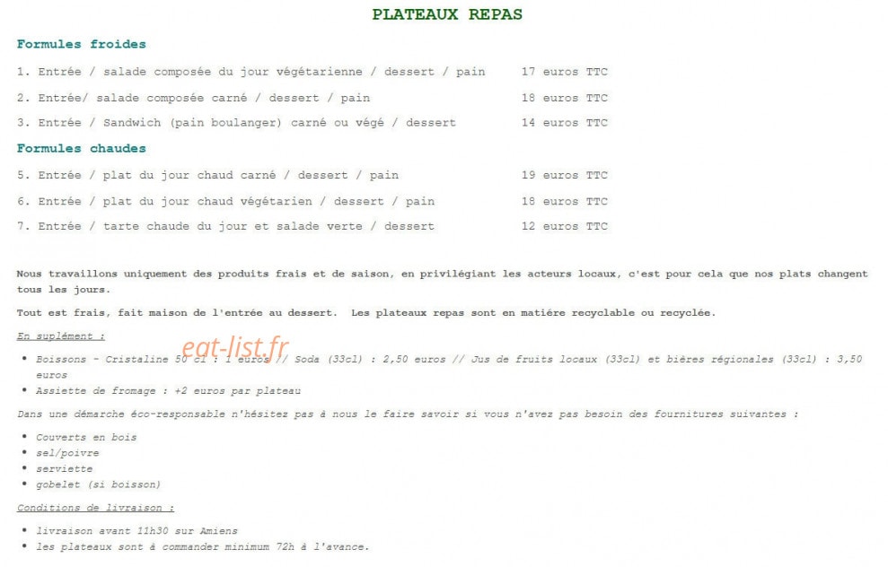 Petits Délices entre Amis — carte page 6