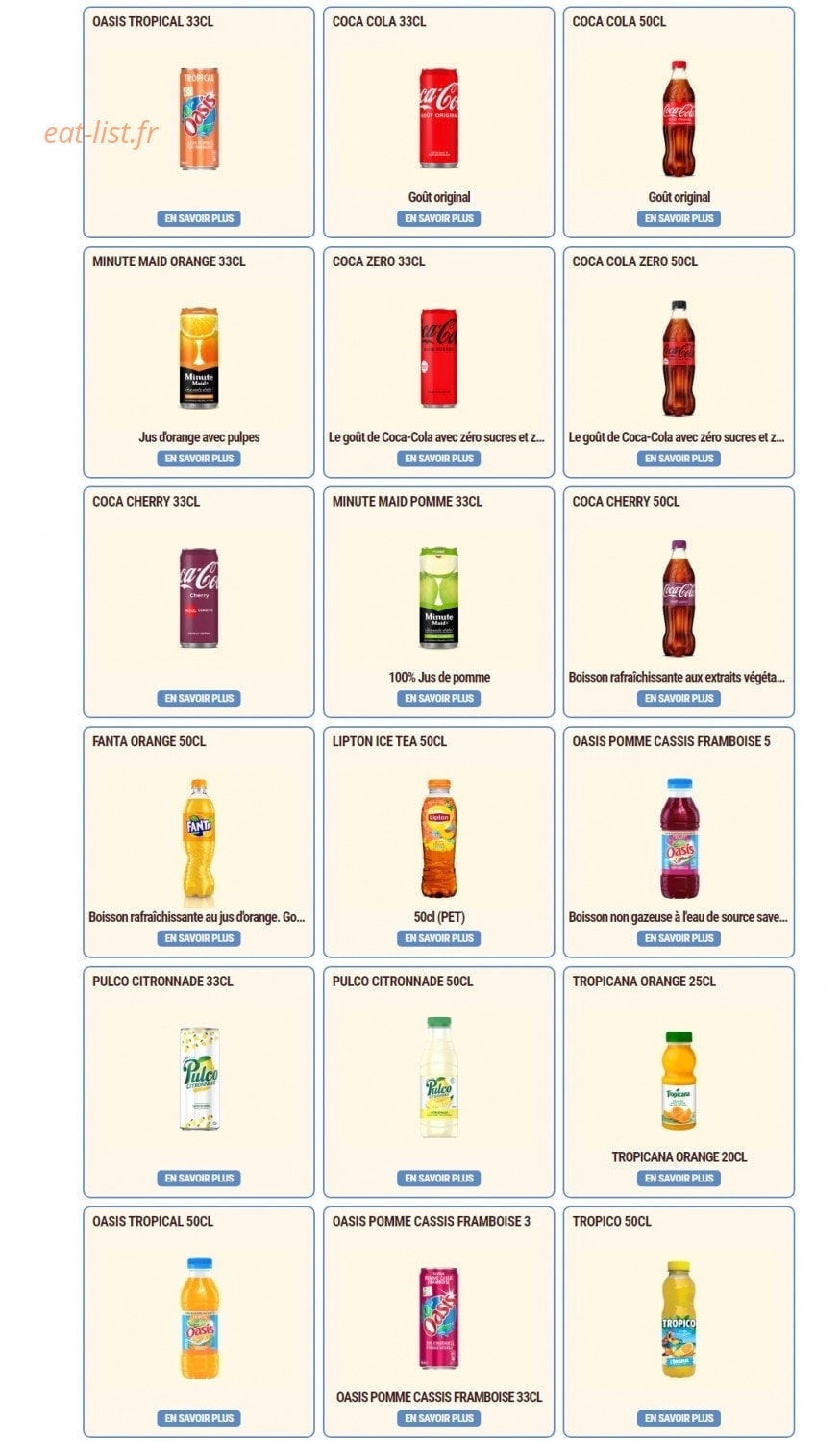 Pomme de Pain — carte page 10