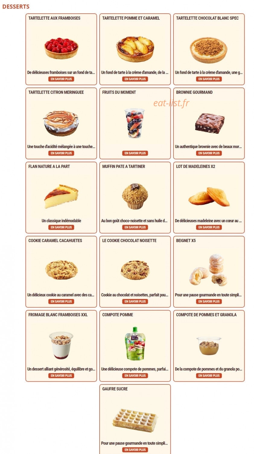 Pomme de Pain — carte page 7