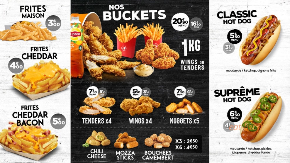 Street Burger — carte page 5