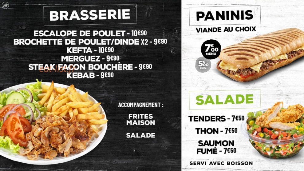 Street Burger — carte page 2