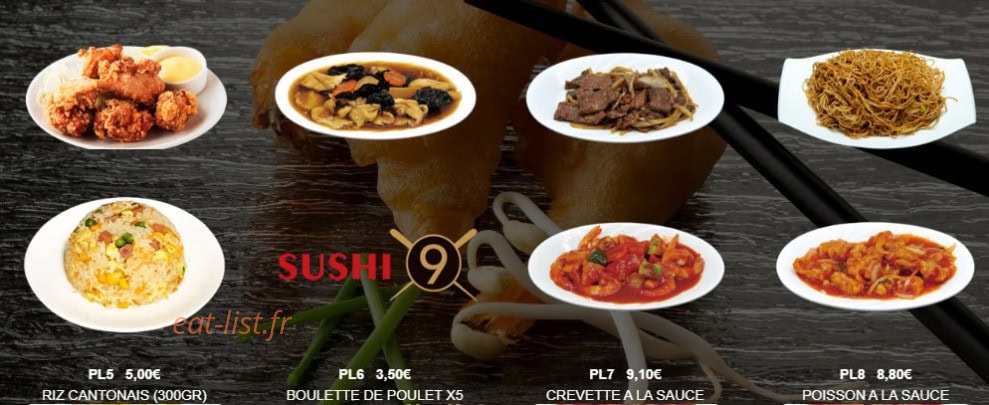 Sushi 9 — carte page 7