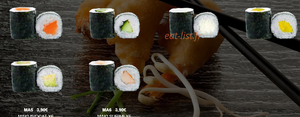 Sushi 9 — carte page 2