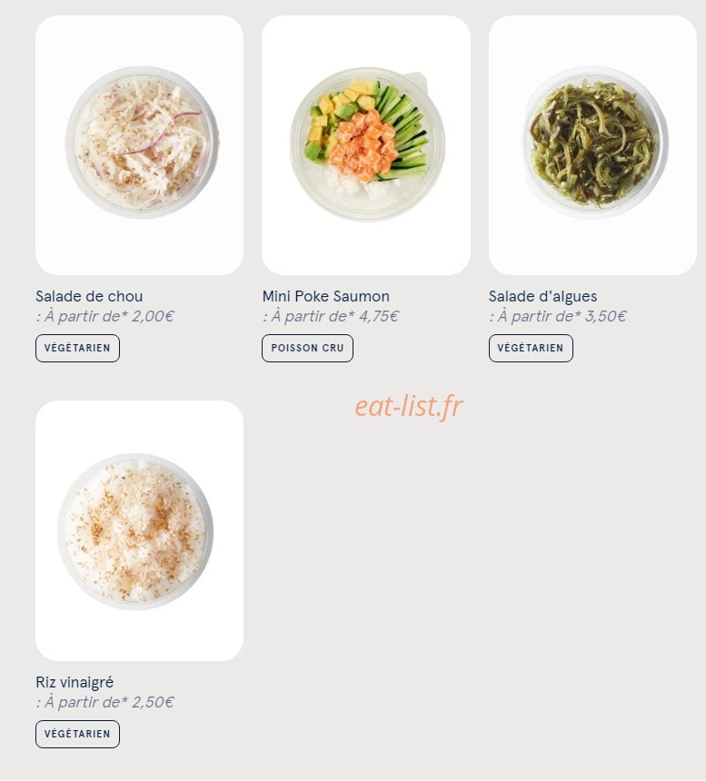 Sushi Daily — carte page 10