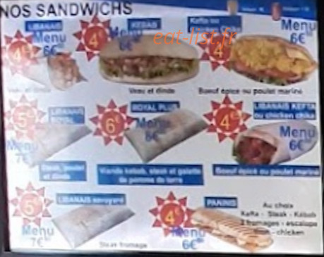 Valentin kebab — carte page 1