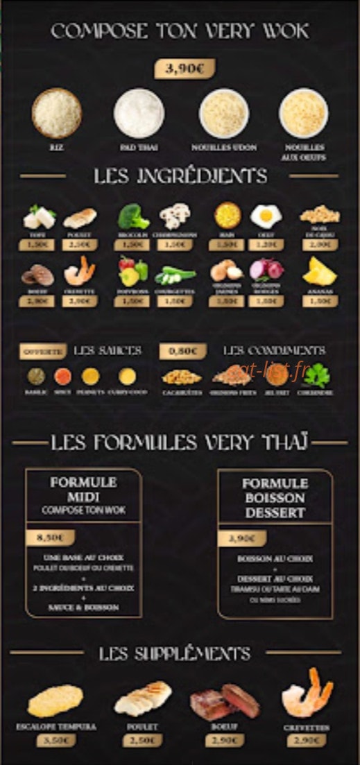 Very Thai & Jap — carte page 2