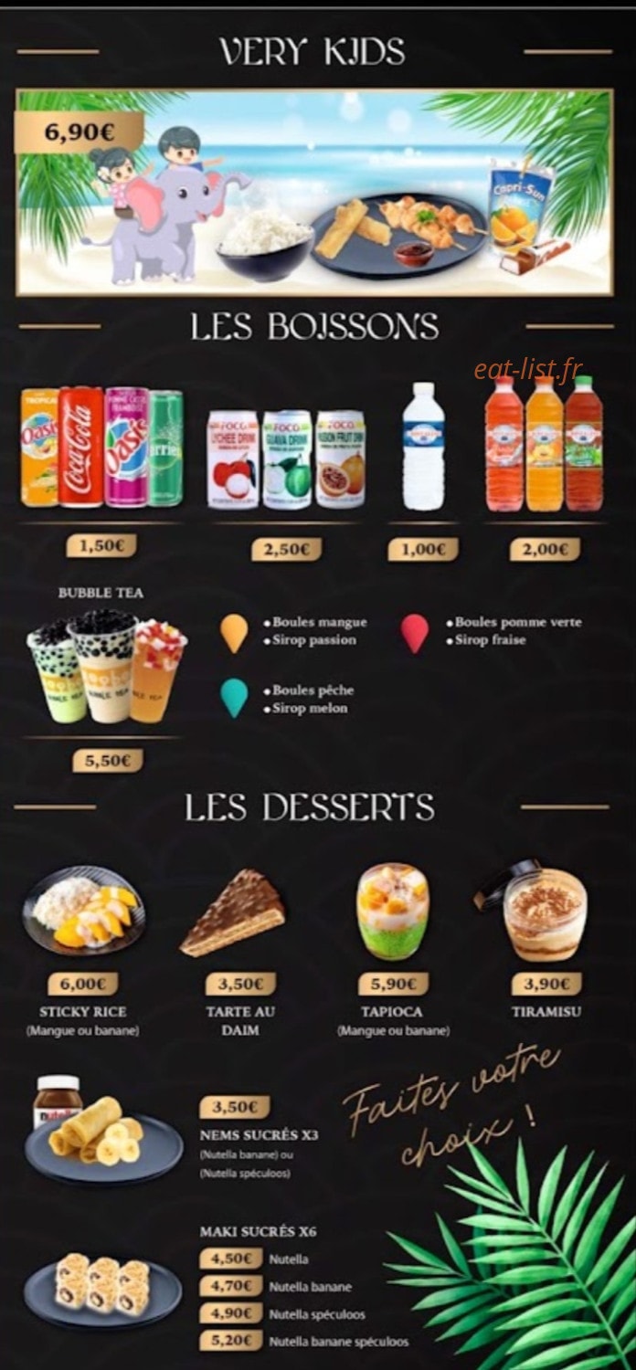 Very Thai & Jap — carte page 4