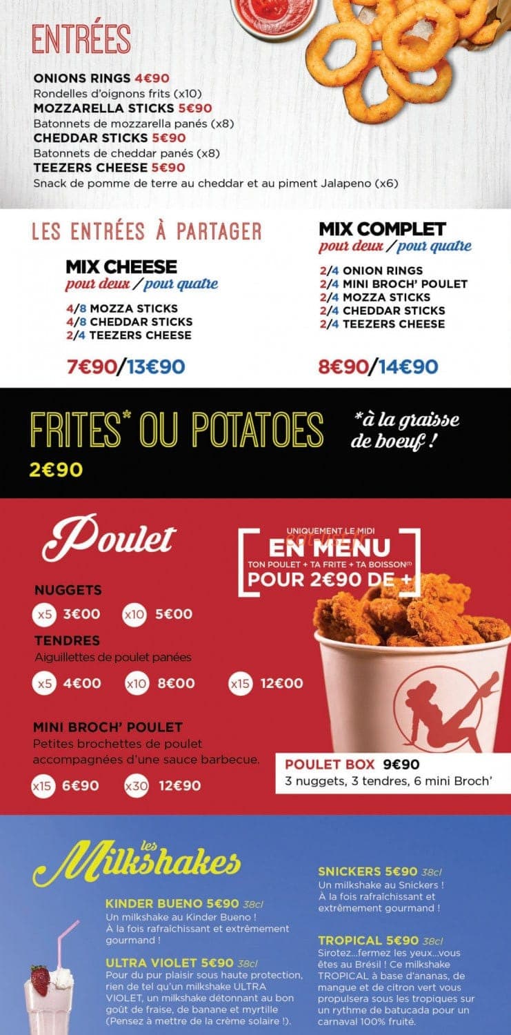 Chez Amandine — carte page 4