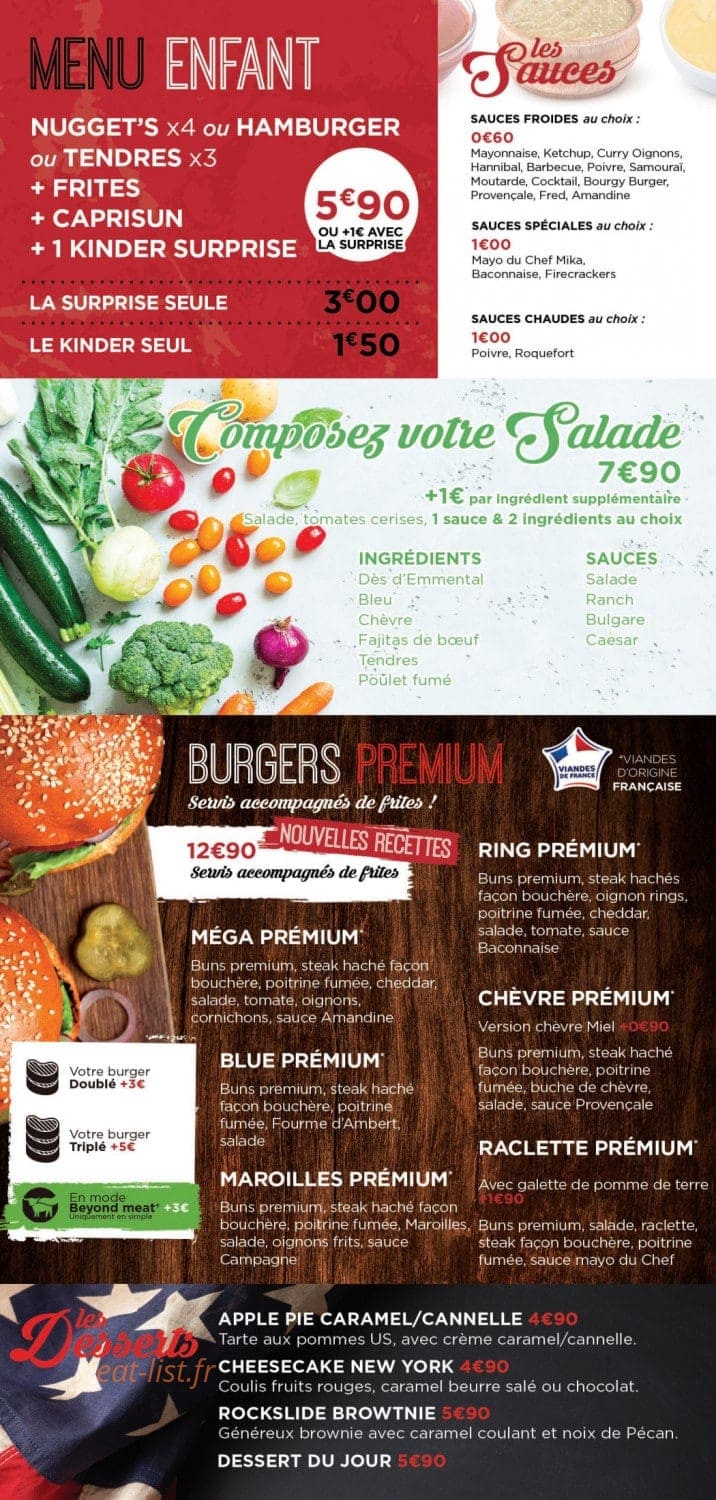 Chez Amandine — carte page 5