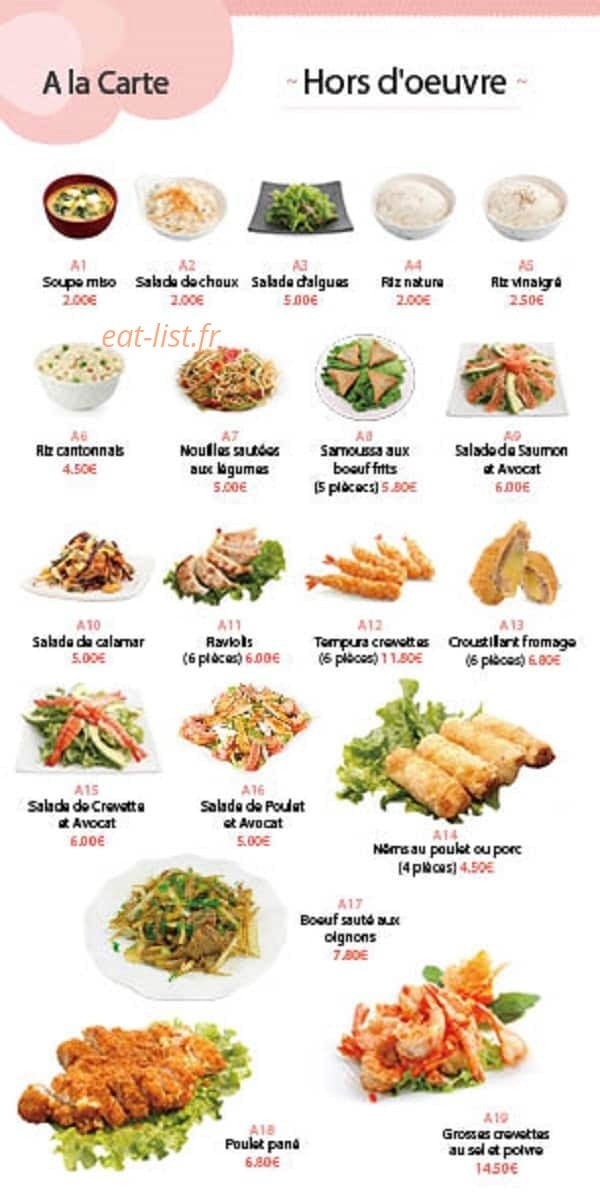 Kiyomi Sushi — carte page 13