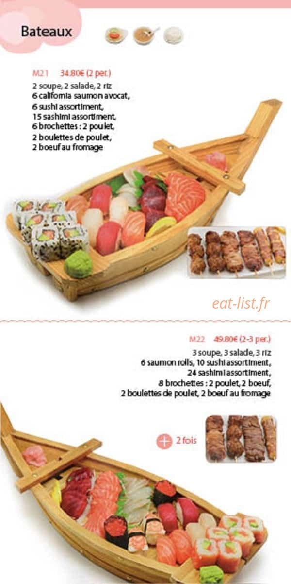 Kiyomi Sushi — carte page 5