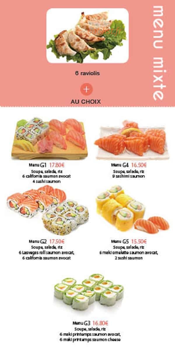 Kiyomi Sushi — carte page 8