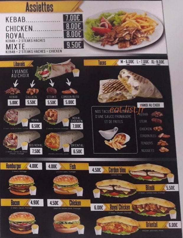 La Strada — carte page 3