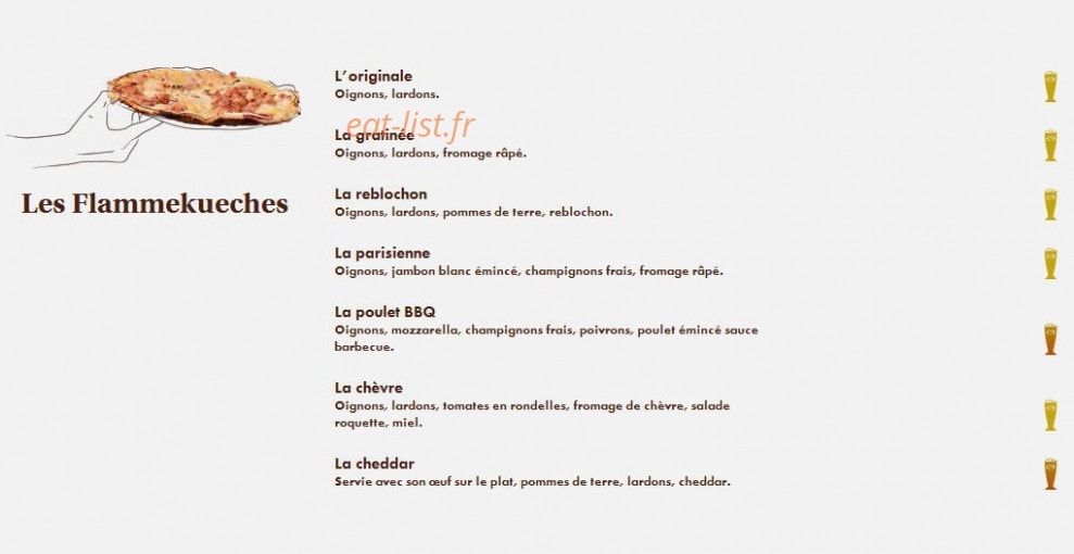 Le Comptoir du Malt — carte page 15
