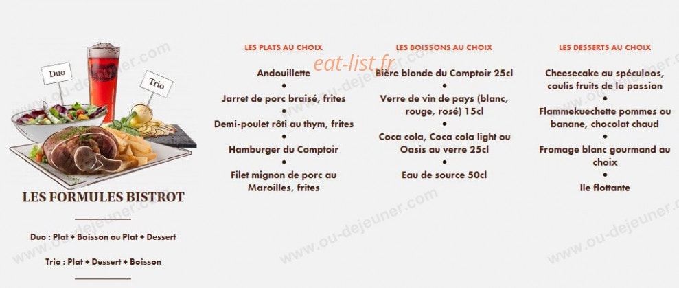 Le Comptoir du Malt — carte page 2