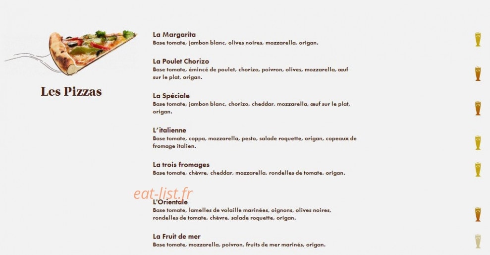 Le Comptoir du Malt — carte page 16