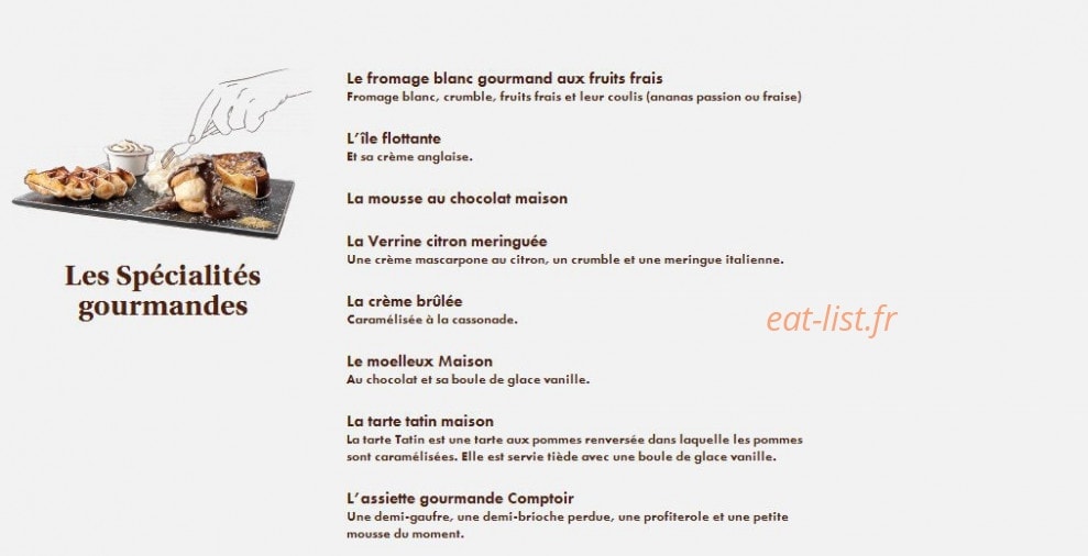 Le Comptoir du Malt — carte page 20